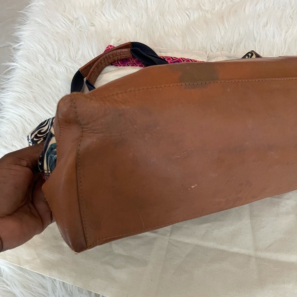 Tory Burch large fish print Ella tote bag - Picture 4 of 13